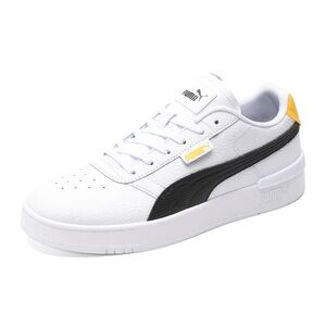 PUMA Men’s Caven 2.0 Leather White Low Top Sneakers